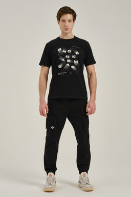 Брюки карго Черный ROOFTOP COURT Woven Casual Pants - Anta фото 2