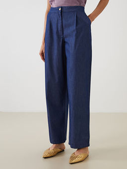 Wideleg Kad?n Jean Pantolon