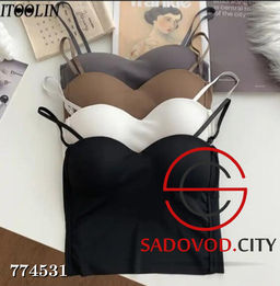 Женский топ с чашками на бретелях