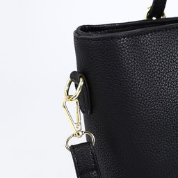 Сумка-шопер на молнии, цвет чёрный - Simaland фото 8