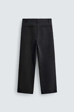WIDE-LEG PLEATED TROUSERS - Zara фото 8