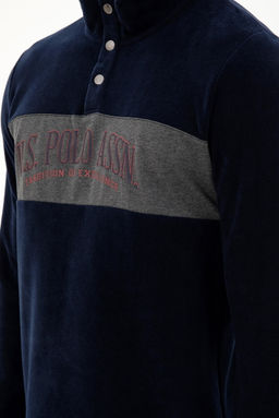 Мужской темно-синий пижамный комплект Неожиданная скидка в корзине - U.s. polo assn фото 6