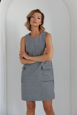 Сарафан мини с карманами - Looklikecat фото 6