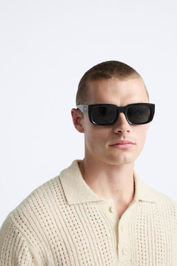 TEXTURED KNIT POLO SHIRT - Zara фото 5