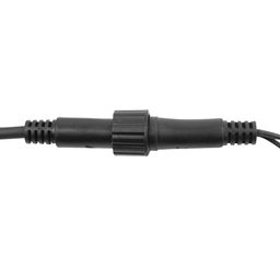 ULD-F90PRO S10M-100/SBK WH Гирлянда светодиодная, 10м, без вилки. Статическое свечение. Соединяемая. 100 светодиодов. Белый свет (6000K). IP67. Провод черный. ТМ Uniel