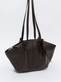 Сумка женская кожаная 2394-1Y coffee Polina&Eiterou