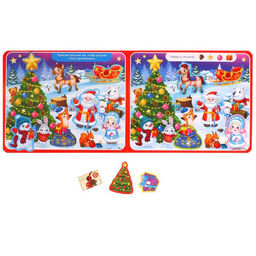 Книга картонная Новогодние липучки, 12 стр. - Буква-ленд фото 4