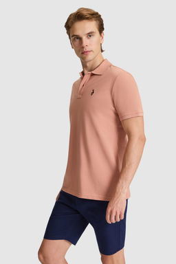 Erkek Pudra Regular Fit Polo Yaka Basic Ti__rt - U.s. polo assn фото 3