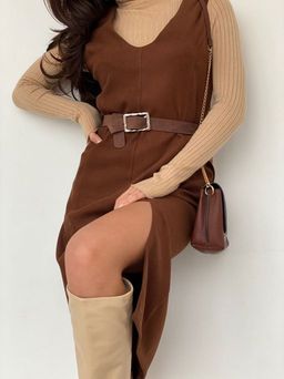 Сарафан базовый с разрезом - Martichelli фото 8