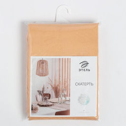 Скатерть Этель Lines 150*220 +/-3см, цв.бежевый, пл. 192 г/м2, хл с ВГМО  фото 5