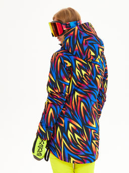 Женская горнолыжная сноубордическая куртка Alpha Endless Ultra Chaleur SNB 423/316_1 Разноцветный  фото 8