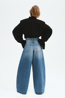 Barrel Leg Regular Jeans - H&m фото 3