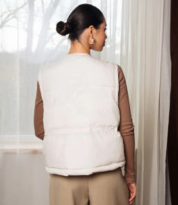 Жилет #КТ8813 (8), молочный - Dommod фото 2