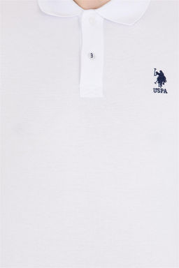 U. S. Polo Assn Мужская белая базовая футболка с воротником-поло - U.s. polo assn фото 14