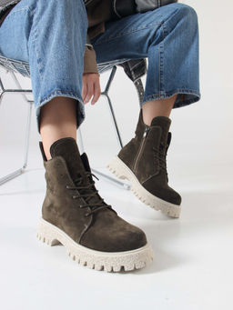 Ботинки 228.V.1541be. Хаки/Байка