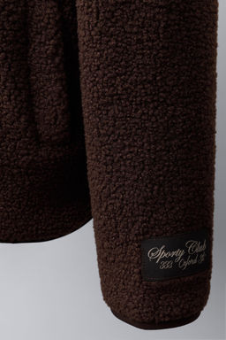 FAUX SHEARLING JACKET WITH WELT DETAILS - Zara фото 6