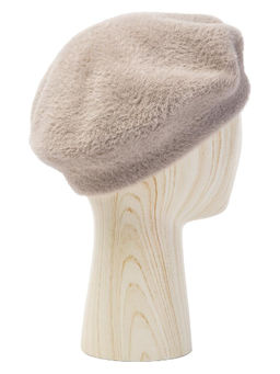 Берет жен. виск+хл+эл LB-N88707 taupe - Labbra фото 2