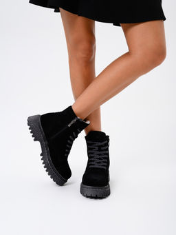 Ботинки EDART 319.22511 gr. Черный замша/шерсть - Ed'art фото 12