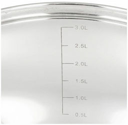 Набор пос нерж 5пр СТАНДАРТ (2л, 4л, ковш 2л, 2 стекл. крышки) мет/ручки Daniks SD-5-2 (298433)  фото 6