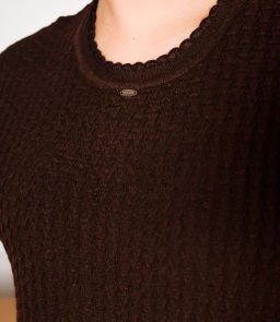 Футболка #КТ6021 (3), шоколадный