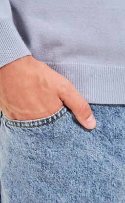 Водолазка мужская F321-15318 голубая - Fine joyce фото 5