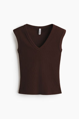 Top de canal? con escote en V - H&m фото 2