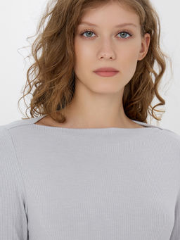 Лонгслив Mark Formelle серый вискоза с акрилом фото 5