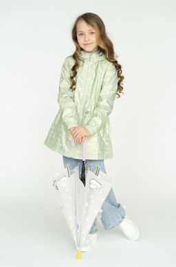 Ветровка для девочки салатовая