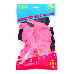 Воздушные шары латексные 12" «С днем рождения», 25 шт., 18+