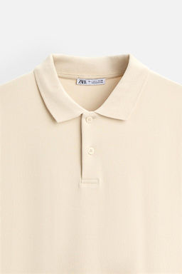 REGULAR FIT INTERLOCK POLO SHIRT - Zara фото 8