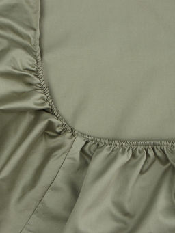 Простыня на резинке 220ТС Этель 160*200+30 см, цв.олива, сатин, 100% хлопок  фото 12