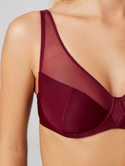 Бюстгальтер женский бордовый - Mark formelle фото 5