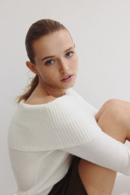 Jersey off-the-shoulder - H&m фото 5