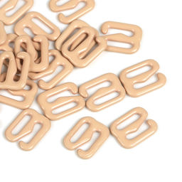 Крючок для бюстгальтера d08мм металл TBY-67794 цв.03 бежевый, уп.20шт