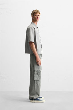 BOXY FIT OVERSHIRT WITH POCKET - Zara фото 20