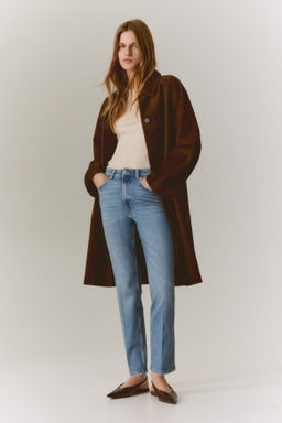 Slim Straight High Ankle Jeans - H&m фото 9