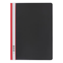 "Expert Complete" Классика (Classic) Папка-скоросшиватель с цветным корешком A4 120/160 мкм песок 20 шт. черный/красный 2106104