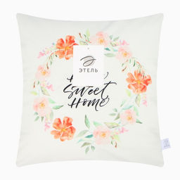 Набор декоративных наволочек Flowers - 4 шт., 40?40 см, велюр