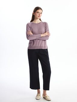 Bisiklet Yaka Kad?n Triko Kazak