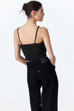 Top de tirantes con lazo decorativo - H&m фото 3