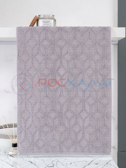 Махровое полотенце жаккардовое Полоса Ария дымка ПМА-6595 (271) 70х140