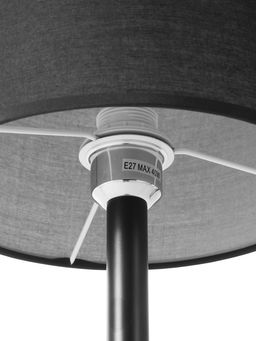 Торшер напольный "Капля" Е27 40Вт чёрный 25х25х150 см