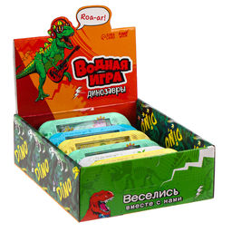 Цена за 6 шт. Водная игра с колечками «Динозавры», в шоубоксе, МИКС