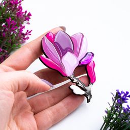 Брошь Магнолия - Orgalica фото 4