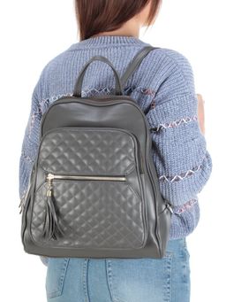 T3540 DK. GREY Сумка-рюкзак (искусственная кожа) - Фабричный китай фото 5