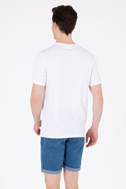 U. S. Polo Assn Мужская белая футболка с круглым вырезом - U.s. polo assn фото 6