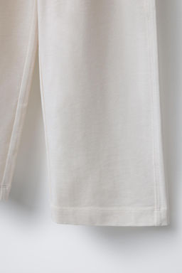 HEAVY WEIGHT WIDE-LEG TROUSERS - Zara фото 3