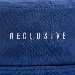 Панама с надписью MINAKU, синяя, размер 56-58