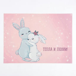 Салфетка на стол Доляна "Тепла и любви!" ПВХ 40*29см