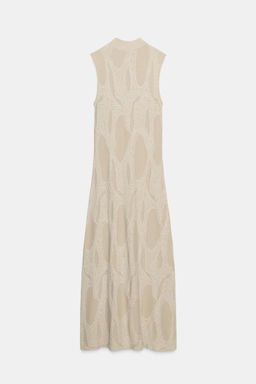 LONG JACQUARD DRESS - Zara фото 6